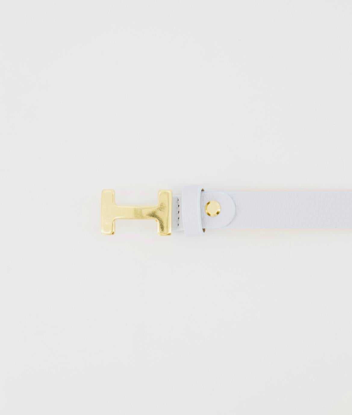 'Hi cutie' riem babyblauw