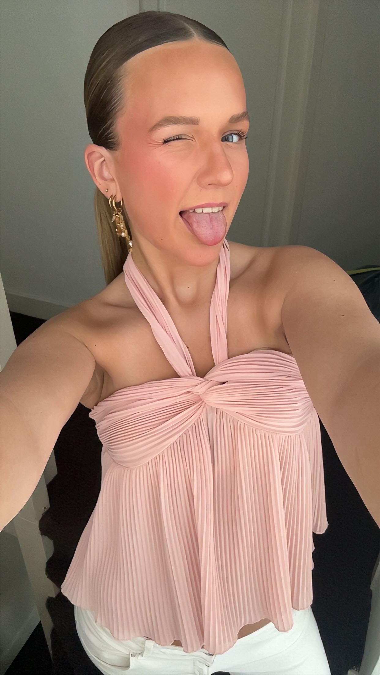 “Charlie” top pink