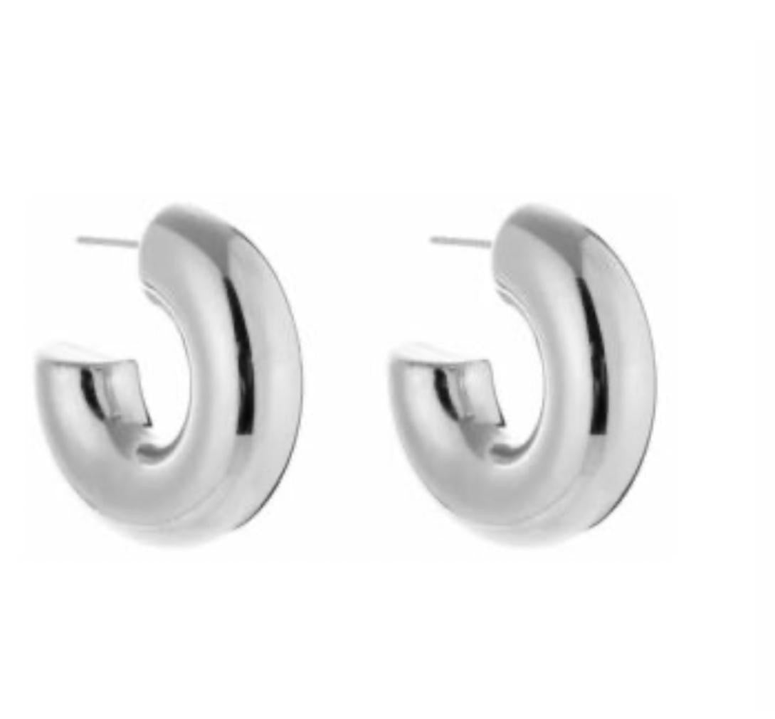 'Chunky hoops' oorbellen