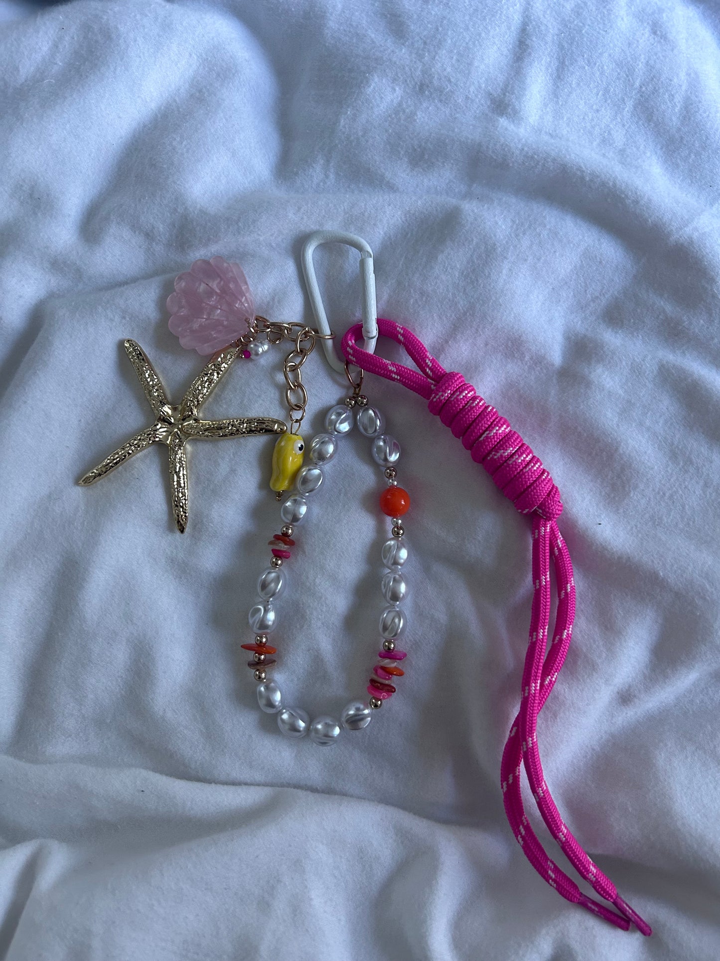 “Shiny sea” bagcharm