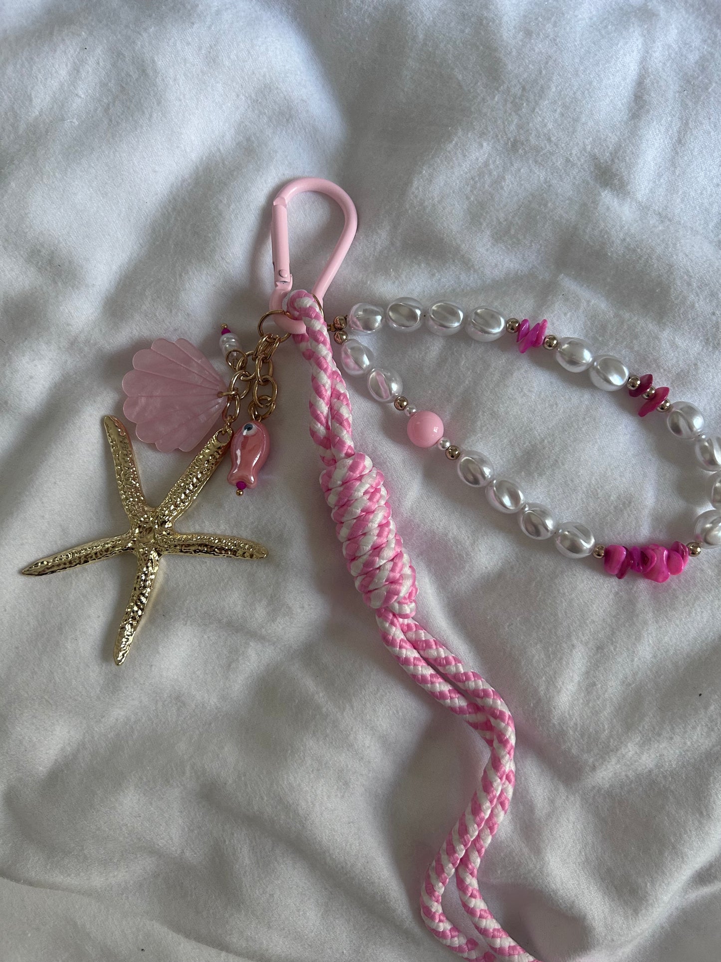 “Shiny sea” bagcharm