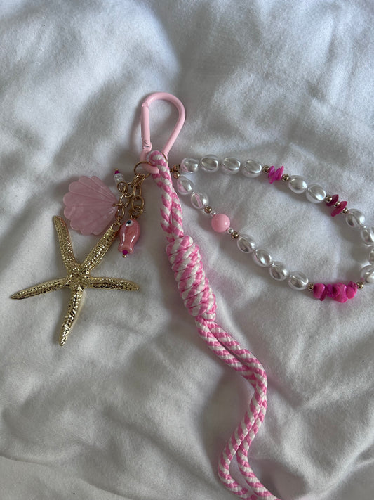 “Shiny sea” bagcharm