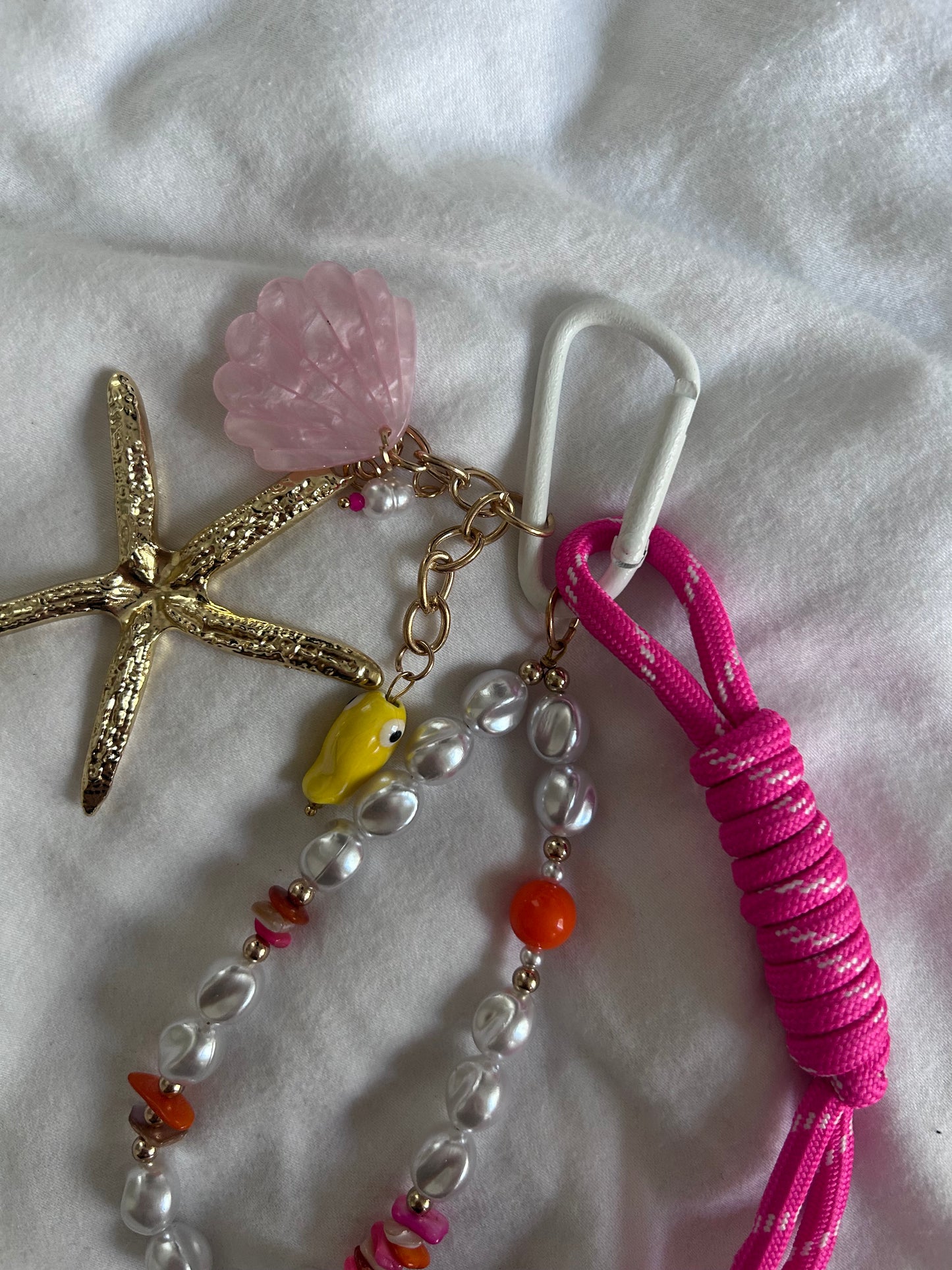“Shiny sea” bagcharm
