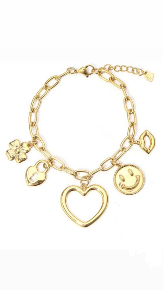 “Open charm” armband