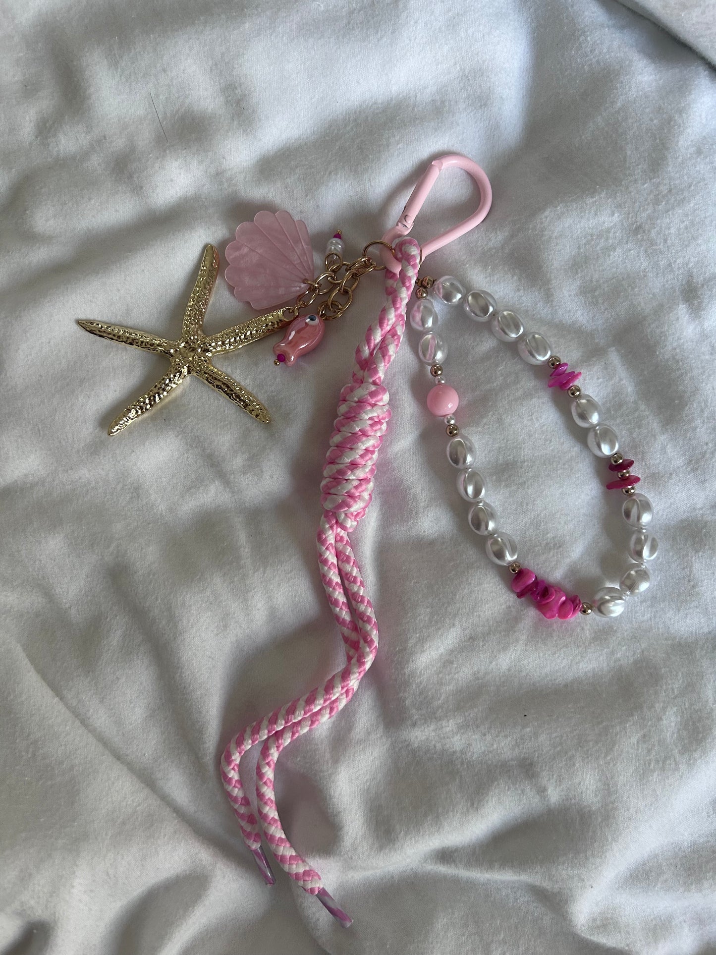 “Shiny sea” bagcharm