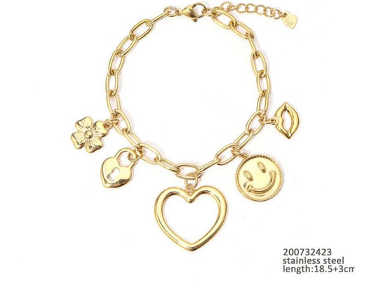 “Open charm” armband