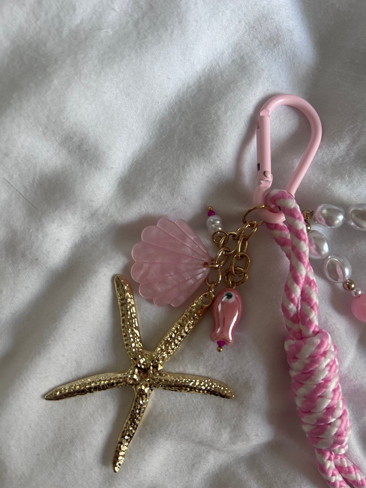 “Shiny sea” bagcharm