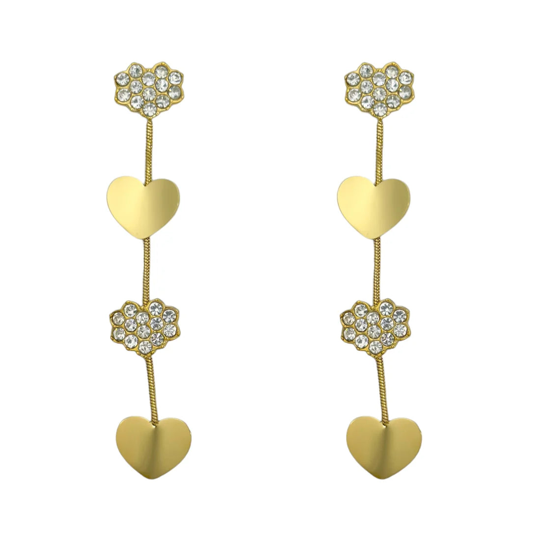 Shiny love' oorbellen