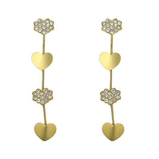 Shiny love' oorbellen