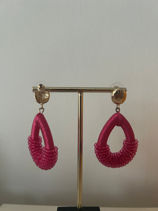 'Pretty pink' oorbellen