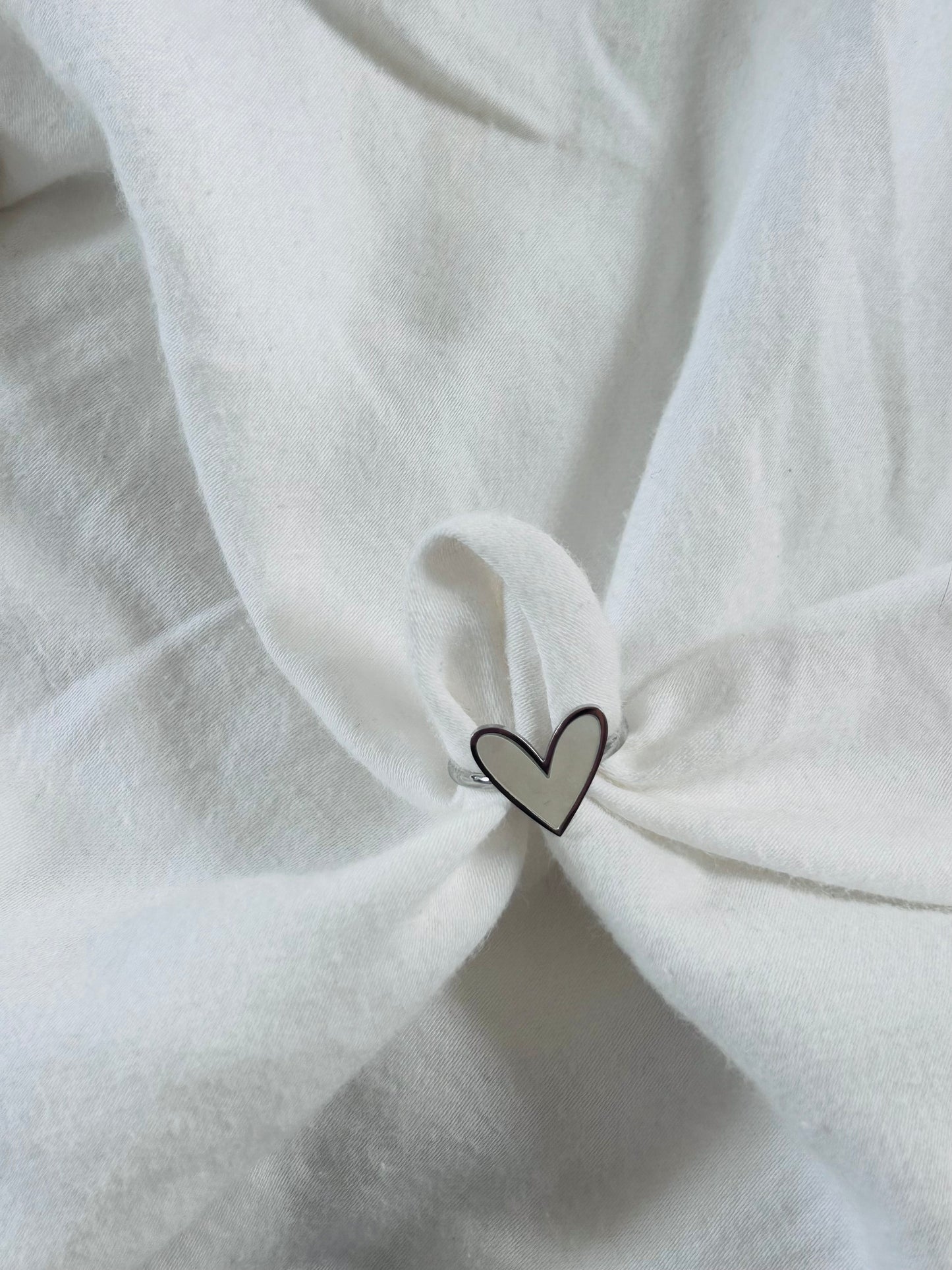 'White love' ring