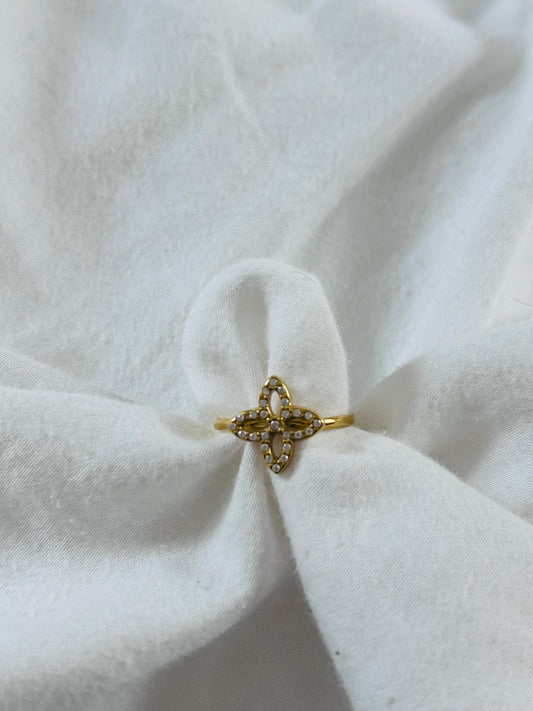 'Diamant clover' ring