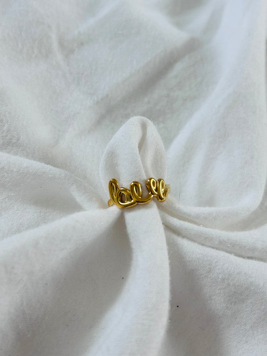 'Love' ring