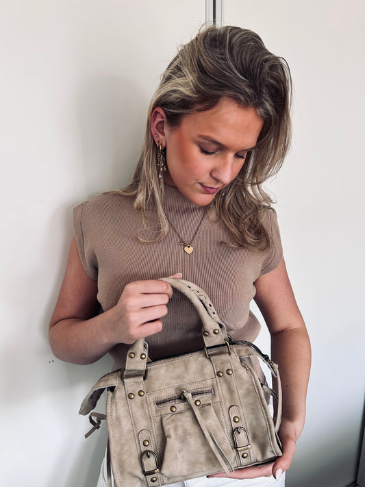 'Juliette' top beige