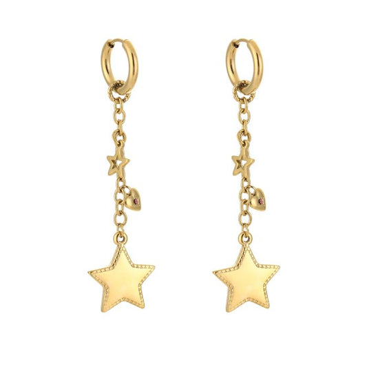 'Starry night' oorbellen