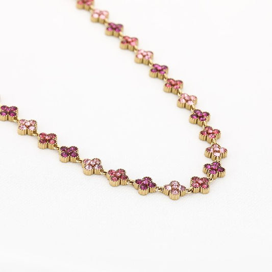 'Shiny clover' ketting