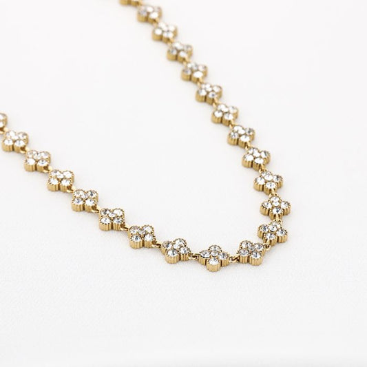 'Shiny clover' ketting