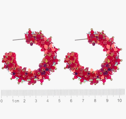 'Pink hottie' earings