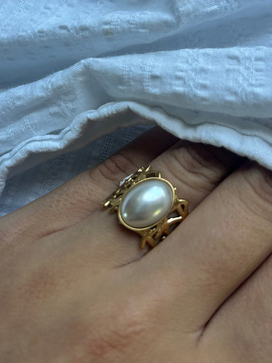 “Sea Pearl” ring
