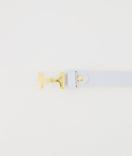 'Hi cutie' riem babyblauw