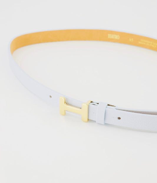 'Hi cutie' riem babyblauw