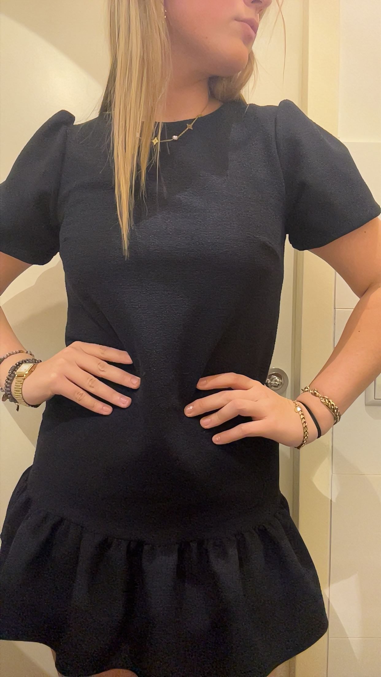 “Poppy Dress” navy