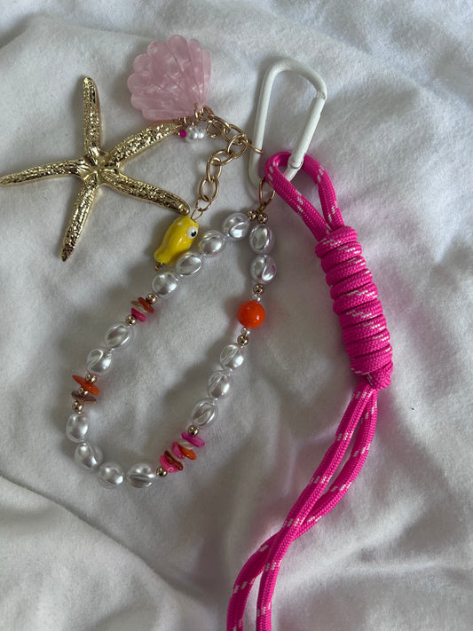 “Shiny sea” bagcharm