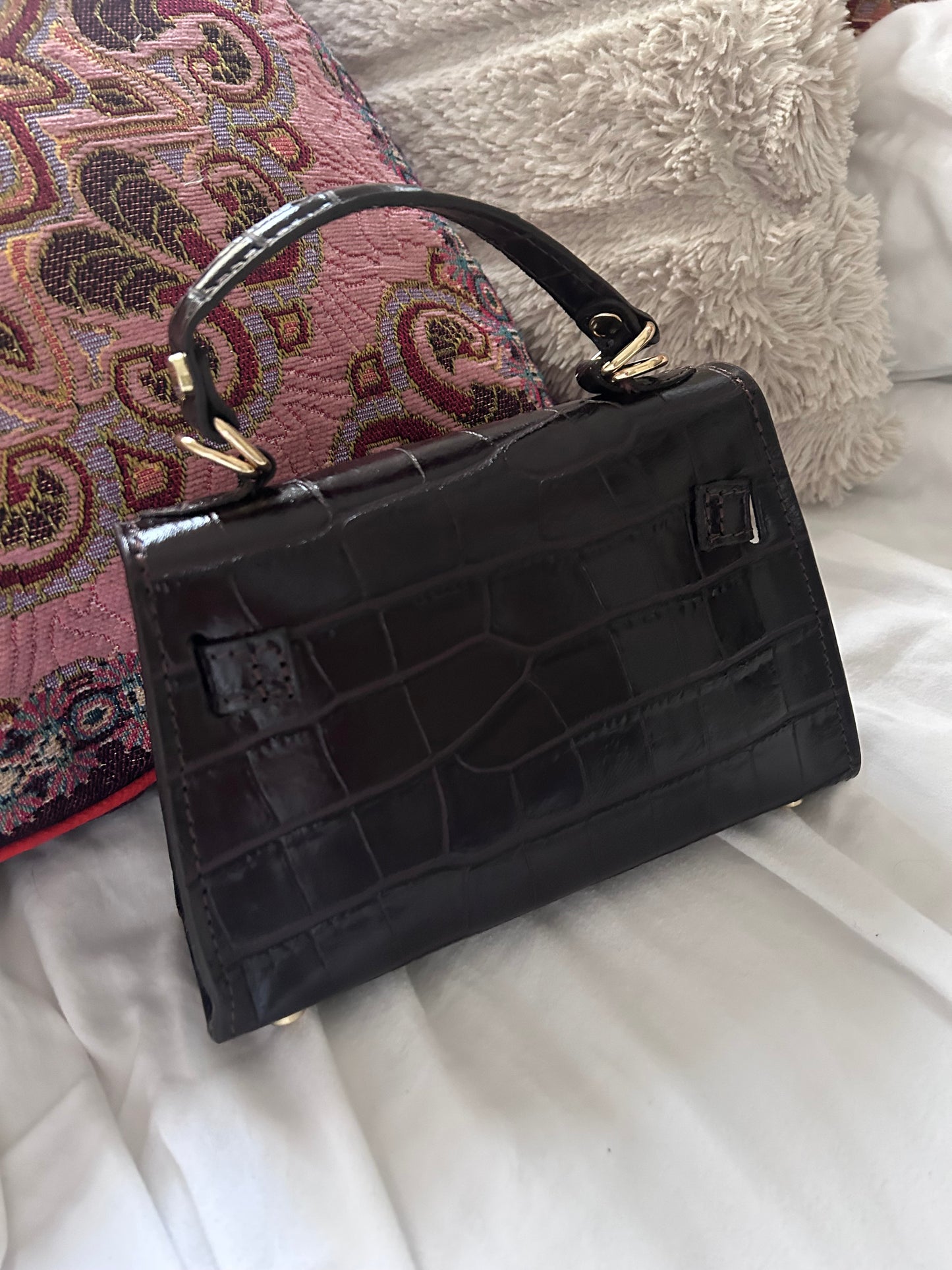 “Monaco” bag donkerbruin