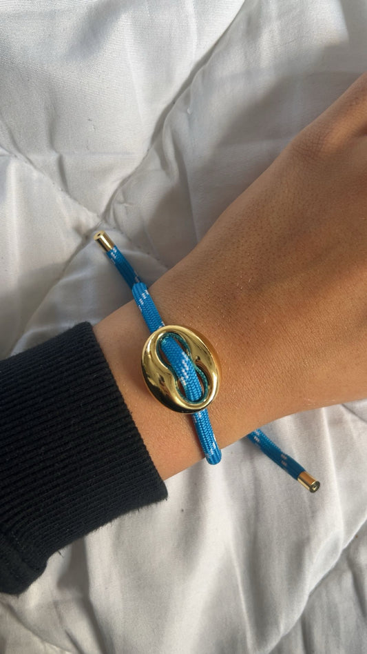“Macy” armband blauw