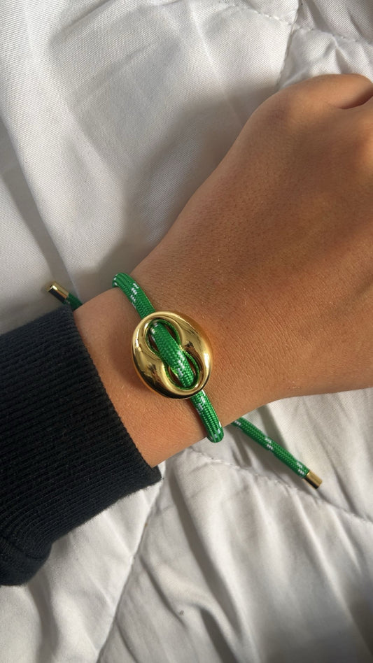 “Macy” armband groen