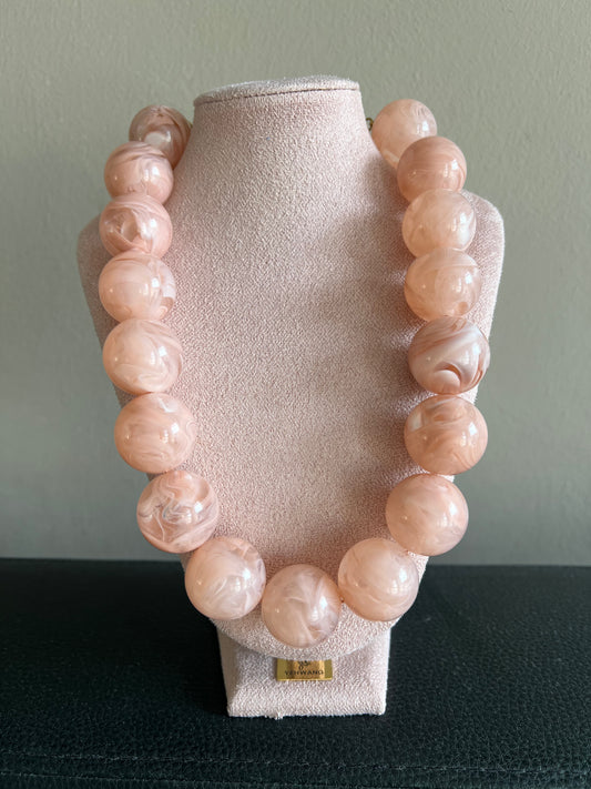 Ketting "lilly" nude