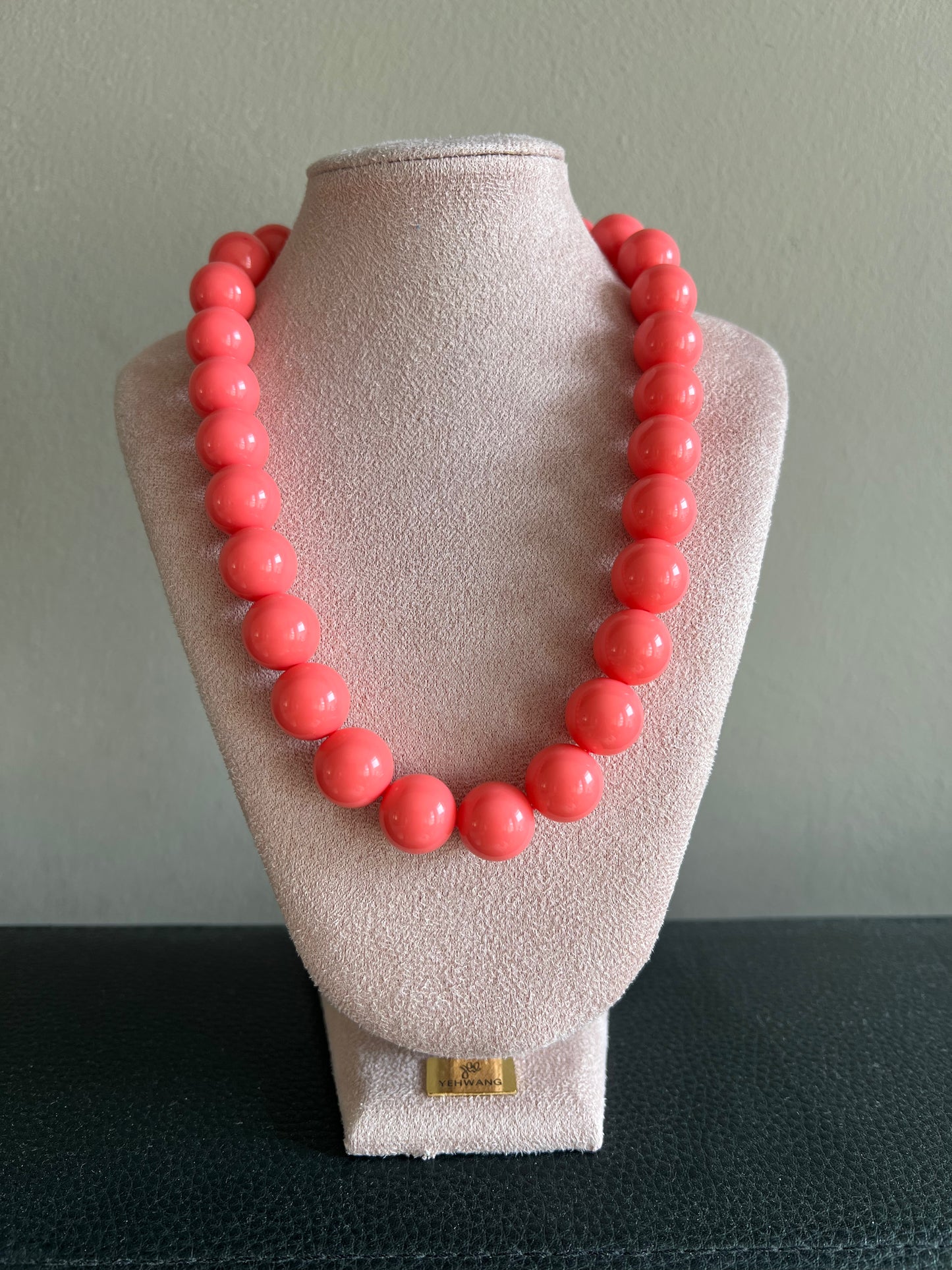 Ketting "mila" coraalkleur