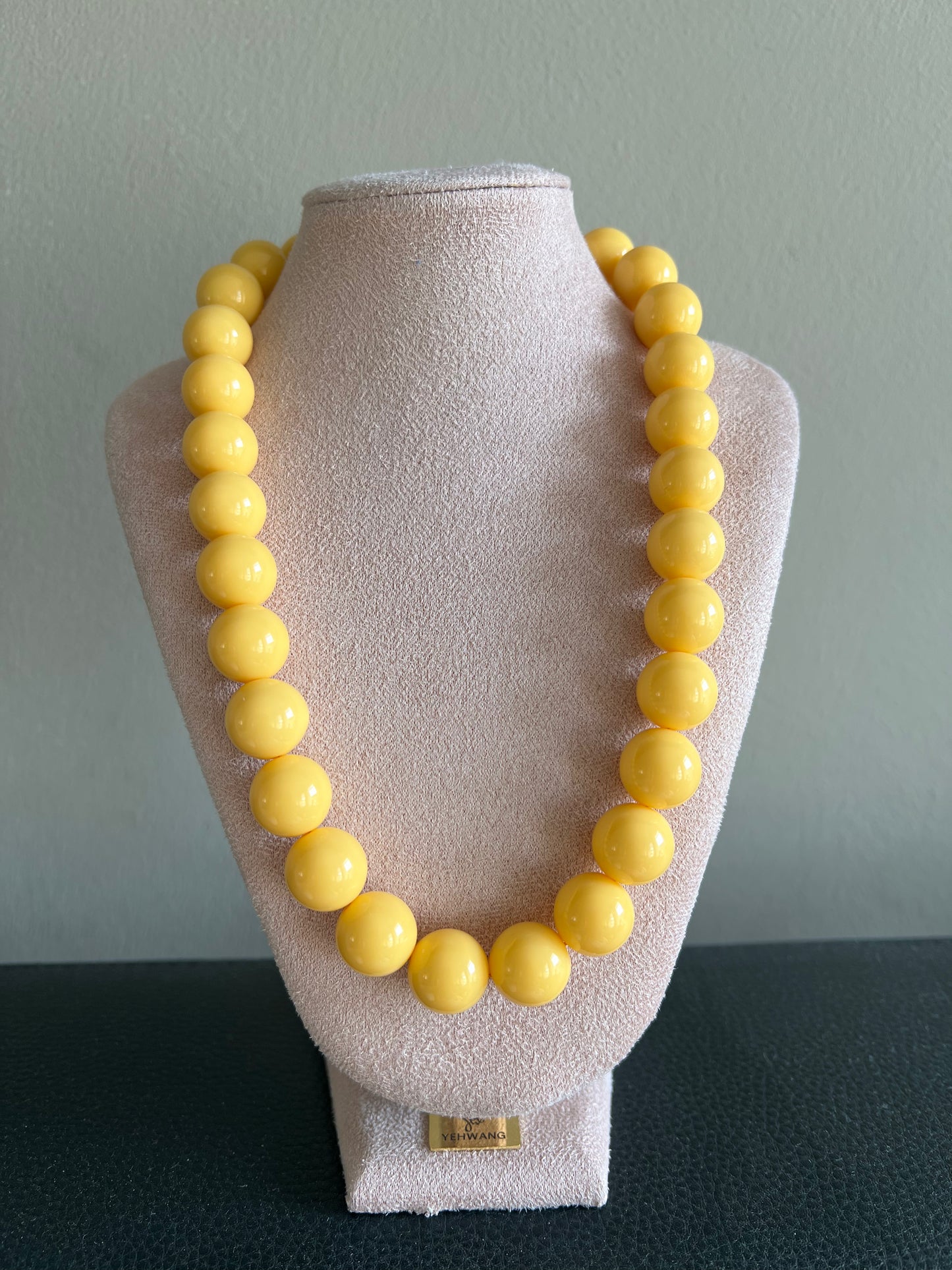 Ketting "sunny" butter yellow