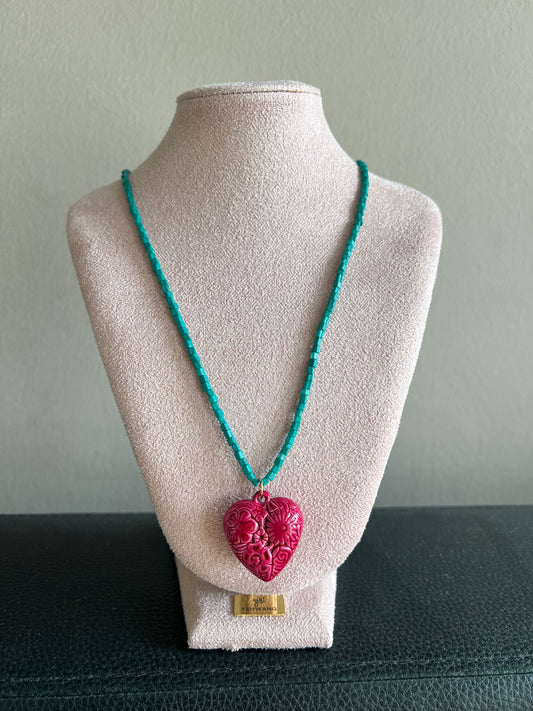 ketting "pink love'