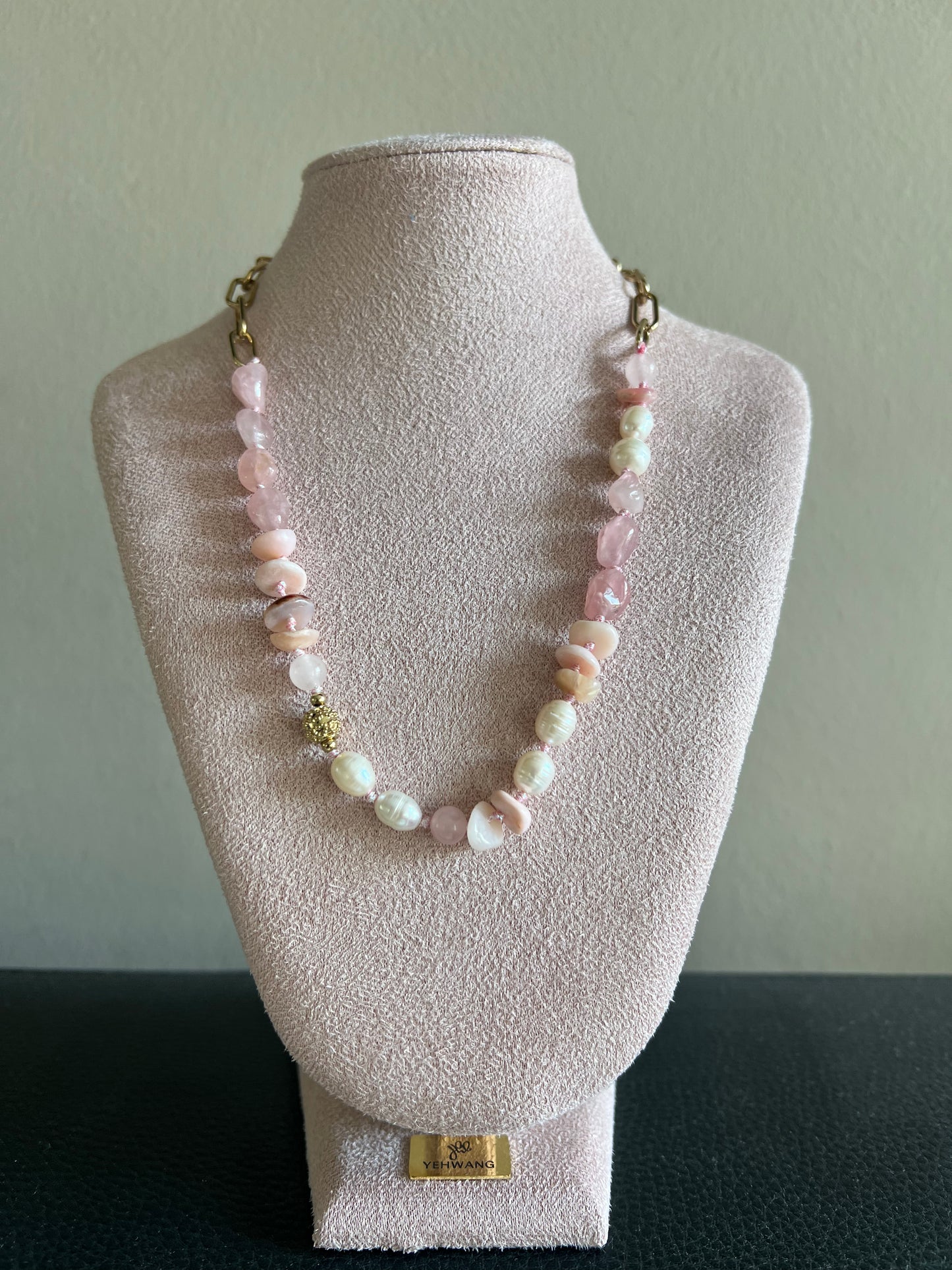 Ketting "soft pink"