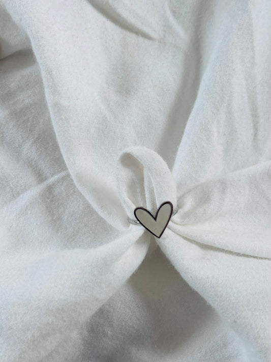 'White love' ring