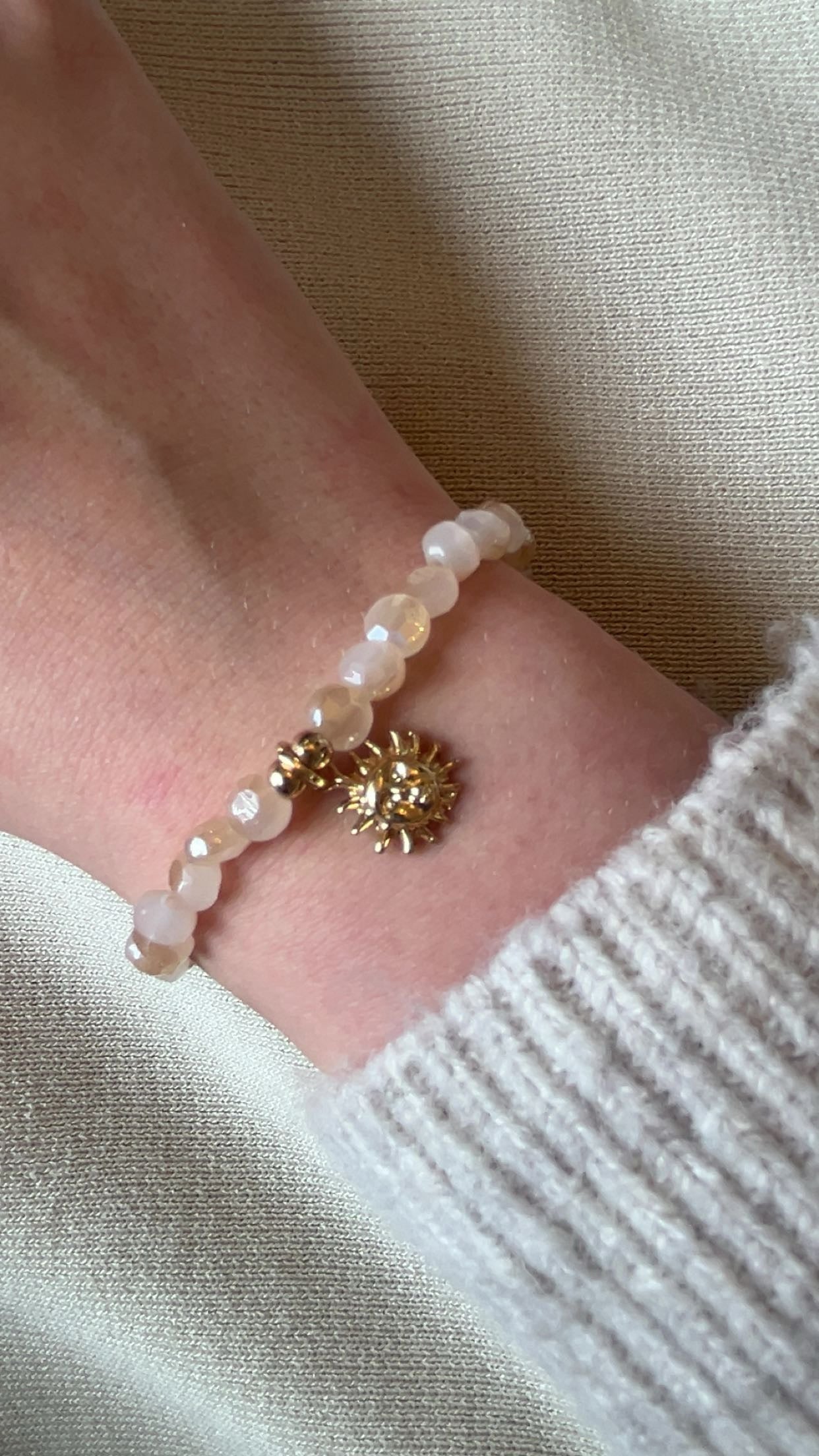 'Beige sun' armband