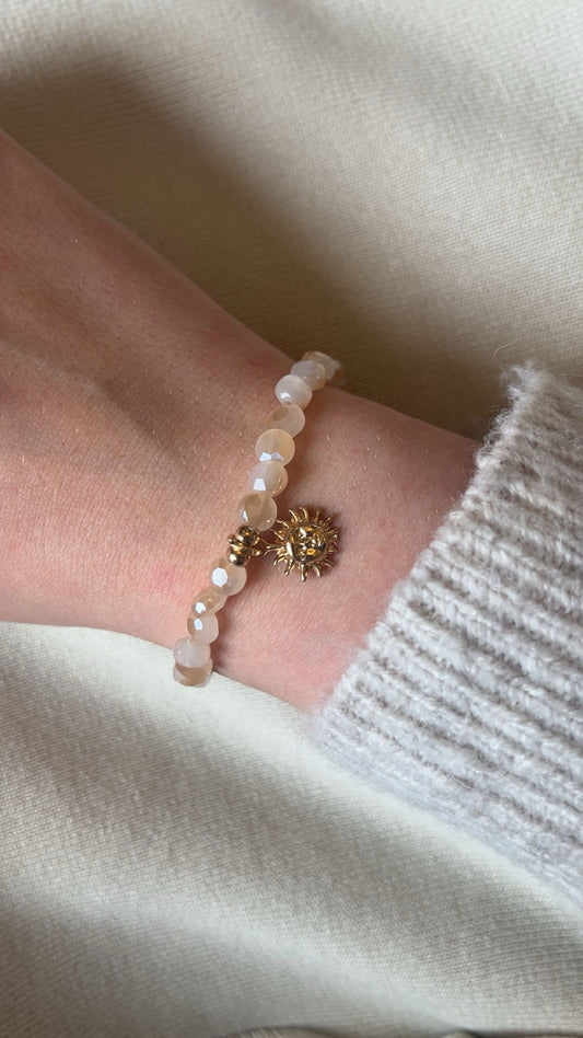 'Beige sun' armband