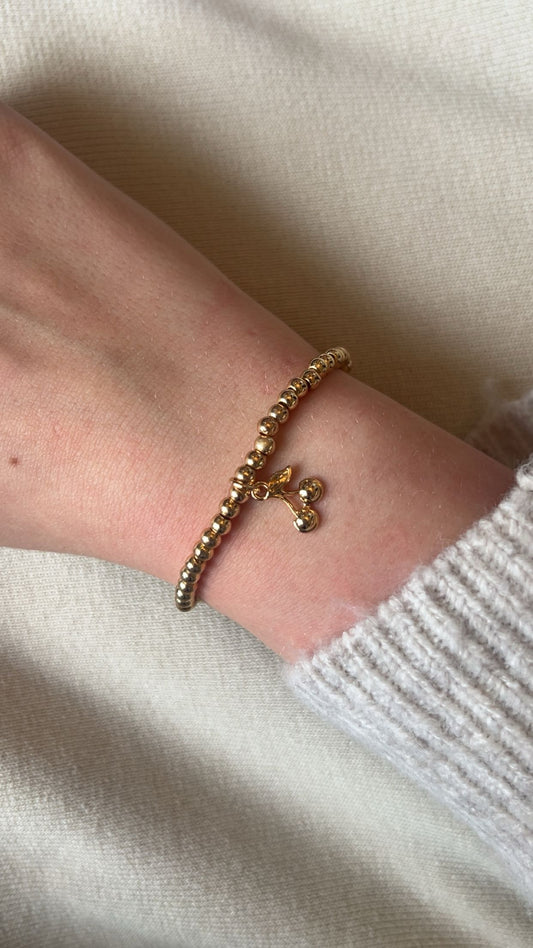 'Gold cherry' armband