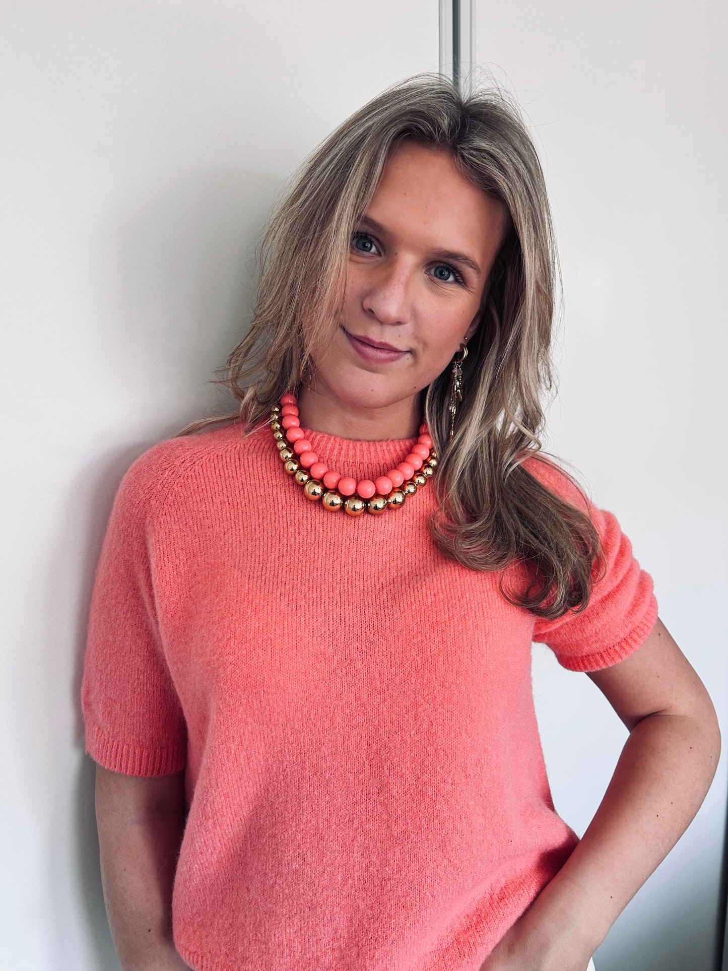 'Lola' trui koraal
