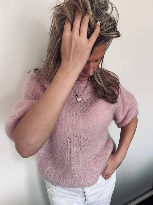 'Mohair' trui roze