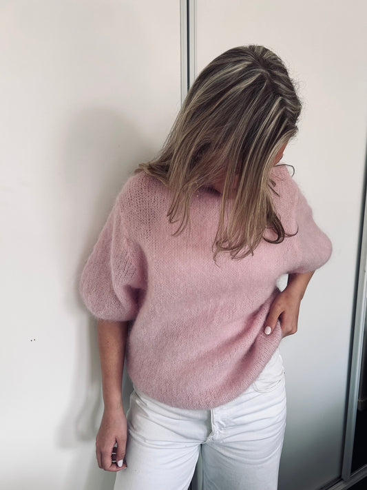 'Mohair' trui roze