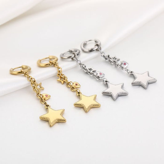 'Starry night' oorbellen