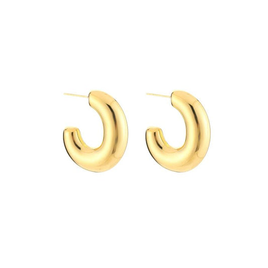 'Oval' oorbellen